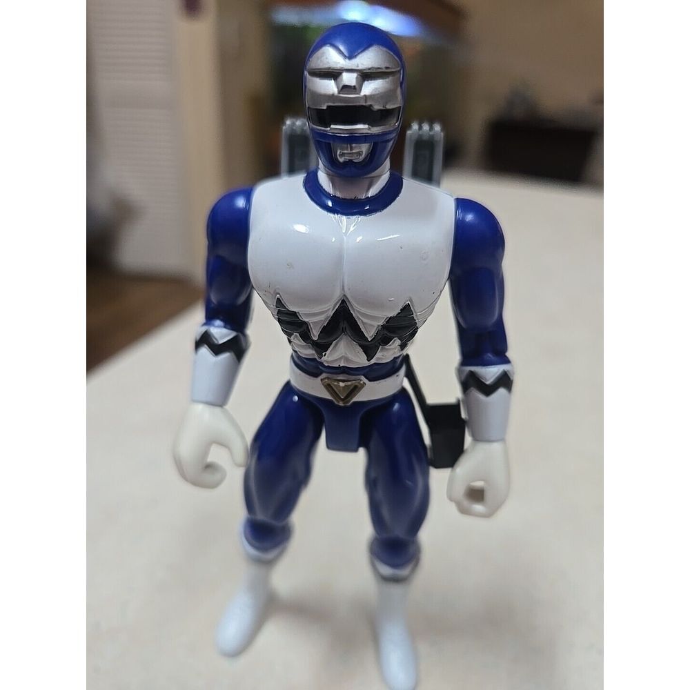 1998 Lost Galaxy Blue Power Ranger W/backpack‎